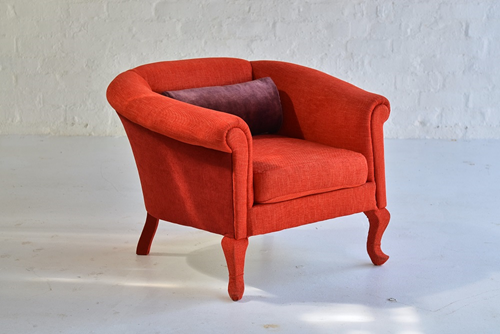 052 Burned Orange lounge chair