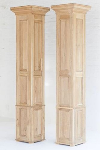 012 Oak pillars